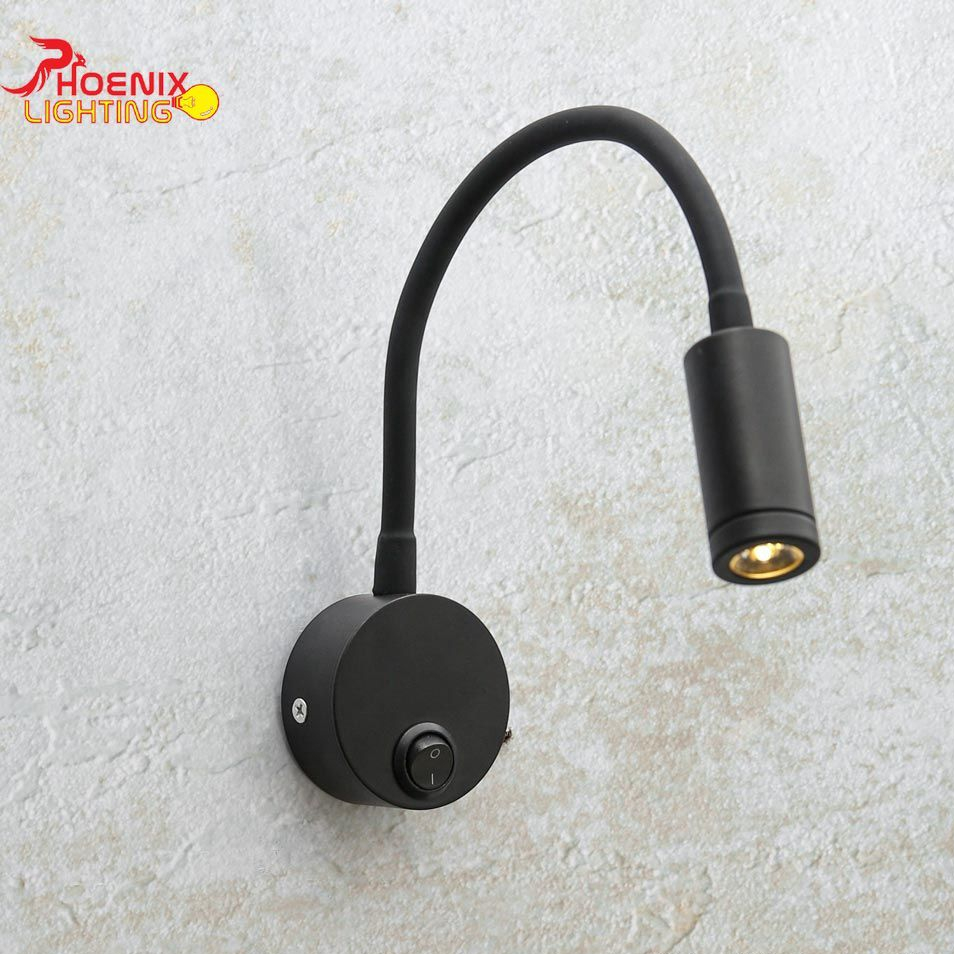 ĐÈN ĐỌC SÁCH GẮN TƯỜNG BÀN HỌC ĐẦU GIƯỜNG LED 5W ÁNH SÁNG VÀNG