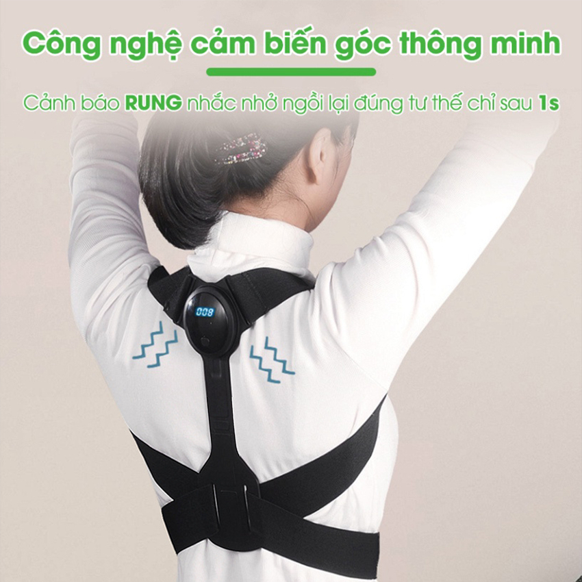 Đai chống gù lưng GOKE cảm biến thông minh cực nhạy bảo hành 1 năm | BigBuy360 - bigbuy360.vn