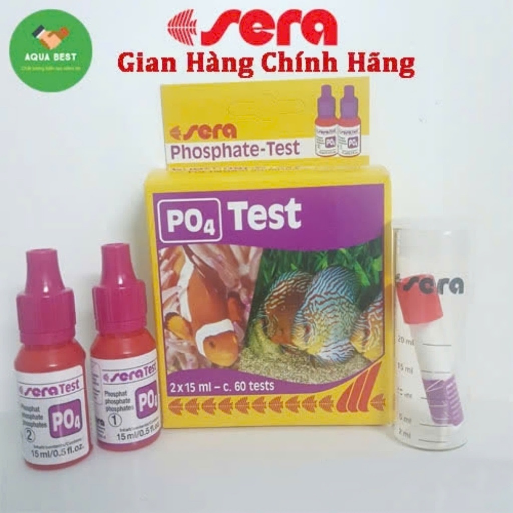 [Chính Hãng] Hộp test PO4 Sera Đức - Test  nước PO4 hãng Sera Đức