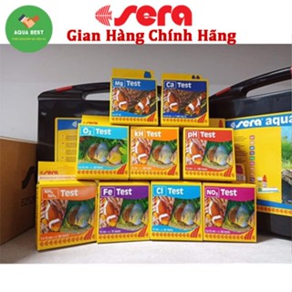 [Chính Hãng] Test Sera đo các chỉ tiêu trong nước pH, KH, NO2, NH3, NO3, Fe, Clo, O2, Ca, Mg, GH