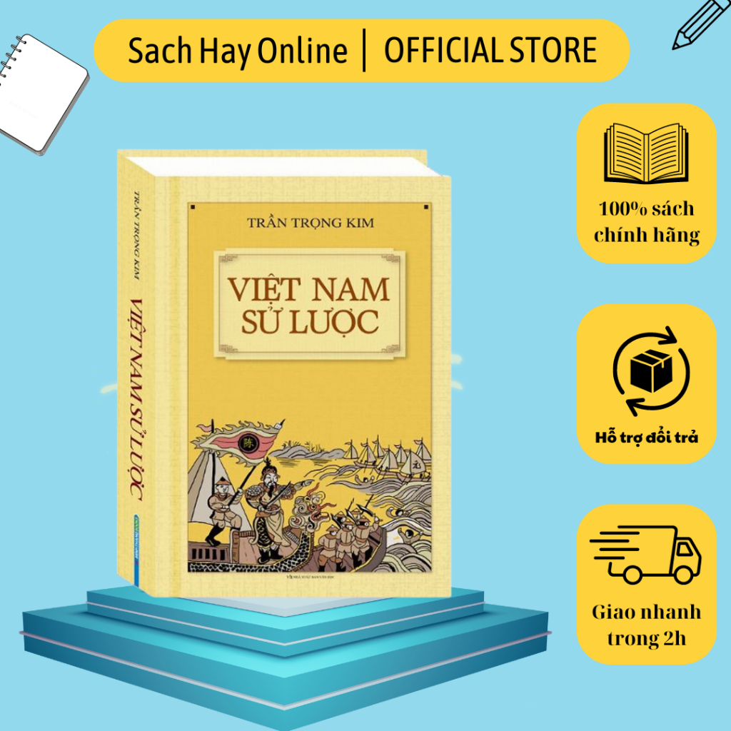 Sách - Việt Nam Sử Lược ( Bìa Cứng )