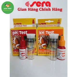 [Chính Hãng] Combo 2 Hộp Test  PH và Kiềm đo nước Sera Đức