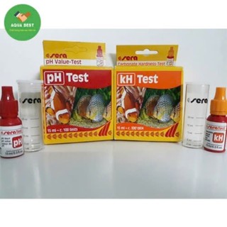 [Chính Hãng] Combo 2 Hộp Test  PH và Kiềm đo nước Sera Đức
