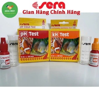 [Chính Hãng] Combo 2 Hộp Test  PH và Kiềm đo nước Sera Đức