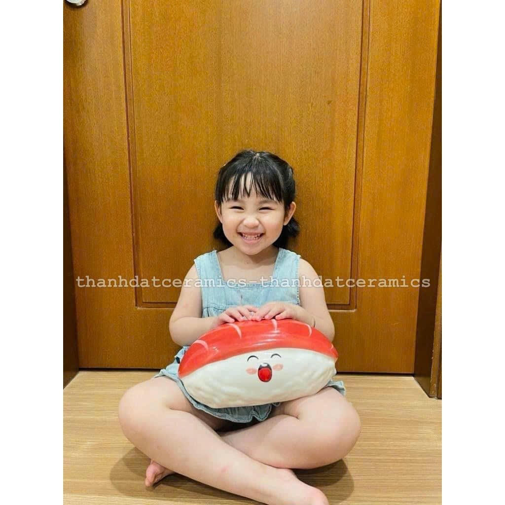 [ SHUSHI CÁ HỒI - SHUSHI CÁ NGỪ ] HEO TIẾT KIỆM - ỐNG ĐỰNG TIỀN TIẾT KIỆM