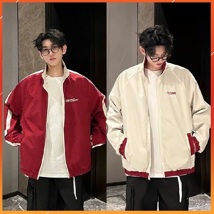 Áo Khoác Gió Nam Nữ Mặc Được 2 Mặt,Chất Liệu Gió Tráng Bạc Chống Nước Cản Gió Bụi