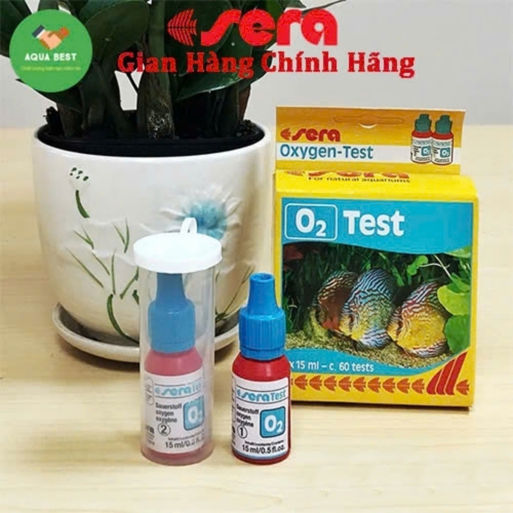 [Chính Hãng] Hộp test Oxy Sera - Test O2 Sera Đức