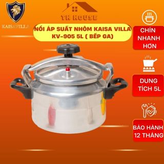 Nồi áp suất nhôm KAISA VILLA KV-905 5L nồi đa năng dùng cho bếp ga