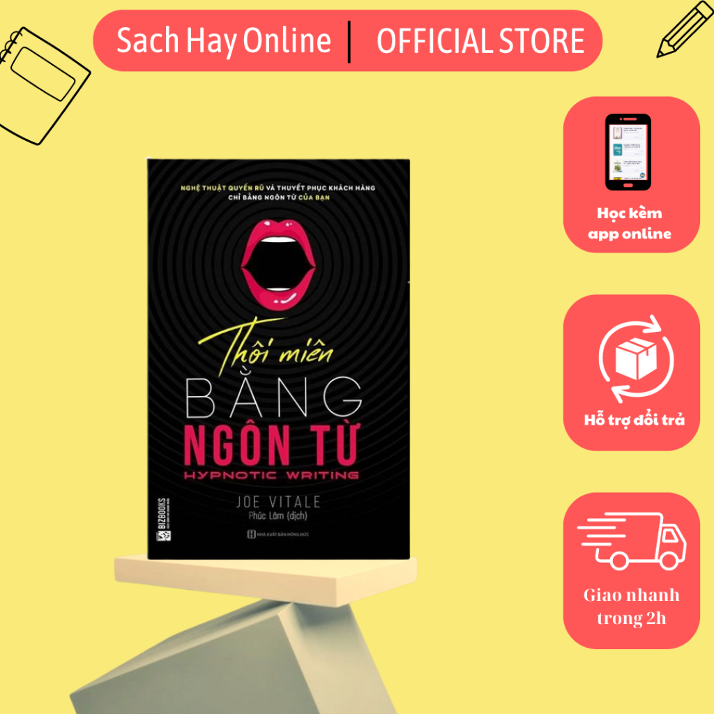 Sách - Thôi Miên Bằng Ngôn Từ - Sách Nghệ Thuật Bán Hàng Và Thuyết Phục Đỉnh Cao