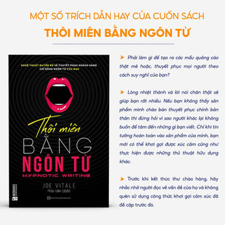 Sách - Thôi Miên Bằng Ngôn Từ - Sách Nghệ Thuật Bán Hàng Và Thuyết Phục Đỉnh Cao