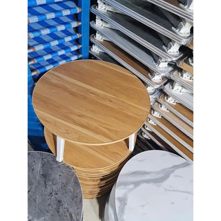 Bàn tròn gỗ công nghiệp phi 60