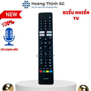  Remote điều khiển tivi SHARP có giọng nói Mã 10 điều khiển TV SHARP - Tặng kèm pin 