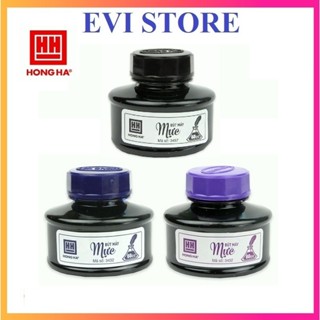 Mực bút máy Hồng Hà 3432 / 3457 màu xanh tím đen