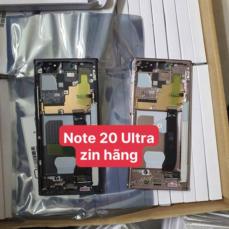 Màn hình Samsung Note 20 Ultra zin hãng liền khung