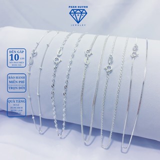  Dây chuyền nữ bạc ý xoắn xà tích dây vuông đơn bị cao cấp bạc 925 PHAN HUYNH JEWELRY 