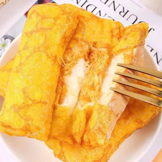  Bánh Trứng Cuộn Chà Bông Nhân Phô Mai Thơm Ngon Béo Ngậy 