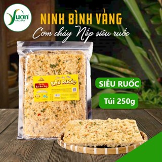 Cơm cháy NẾP HƯƠNG siêu ruốc (Chà bông) 250g Đại Long Ninh Bình đặc biệt ngon sử lý tách dầu cao cấp - Vườn Đặc Sản