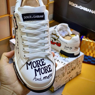 Giày Do’Lce Gabbbana Monogram Lai Au [ Full Box ]