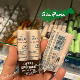 Son dưỡng môi nuxe của Pháp, giúp làm mềm và môi hồng hào _Sữa Paris Aderma