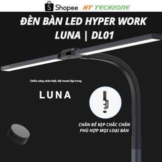Đèn kẹp bàn LED HyperWork Luna - HPW DL01 | Hàng chính hãng | Bảo Hành 12 tháng