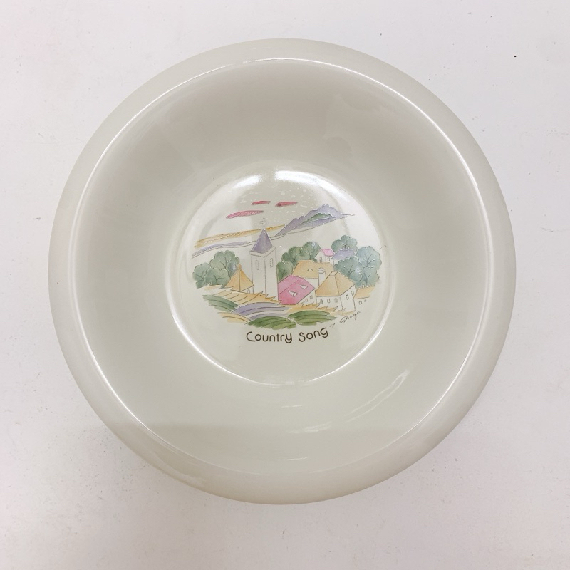 Dĩa sâu lòng Country song | Gốm nhật 2 hand