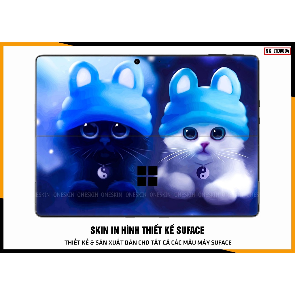 Miếng Dán Skin In Hình Thiết Kế 3M Suface Pro 9 |DONGVAT| Chất Liệu Skin 3M In Hình UV Sắc Nét, Khôn