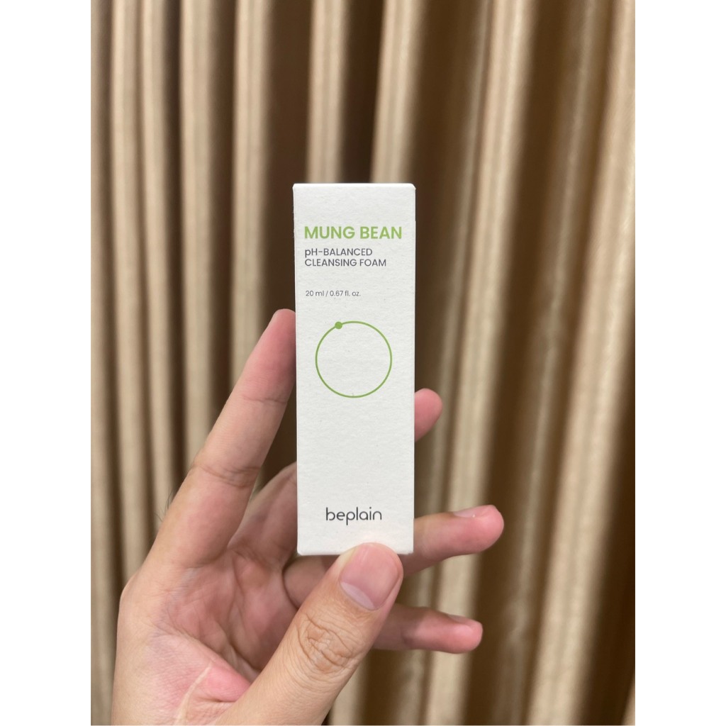 Sữa Rửa Mặt Sạch Sâu, Dưỡng Ẩm, Giảm Mụn Đầu Đen Beplain M Bean pH - Balanced Cleansing Foam Hàn Quốc 20ml