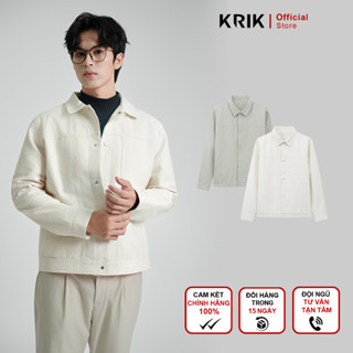 Áo Khoác Kaki Nam Local Brand  KRIK Chất Cotton Cao Cấp Form Dáng Regular Trẻ Trung  AK5106