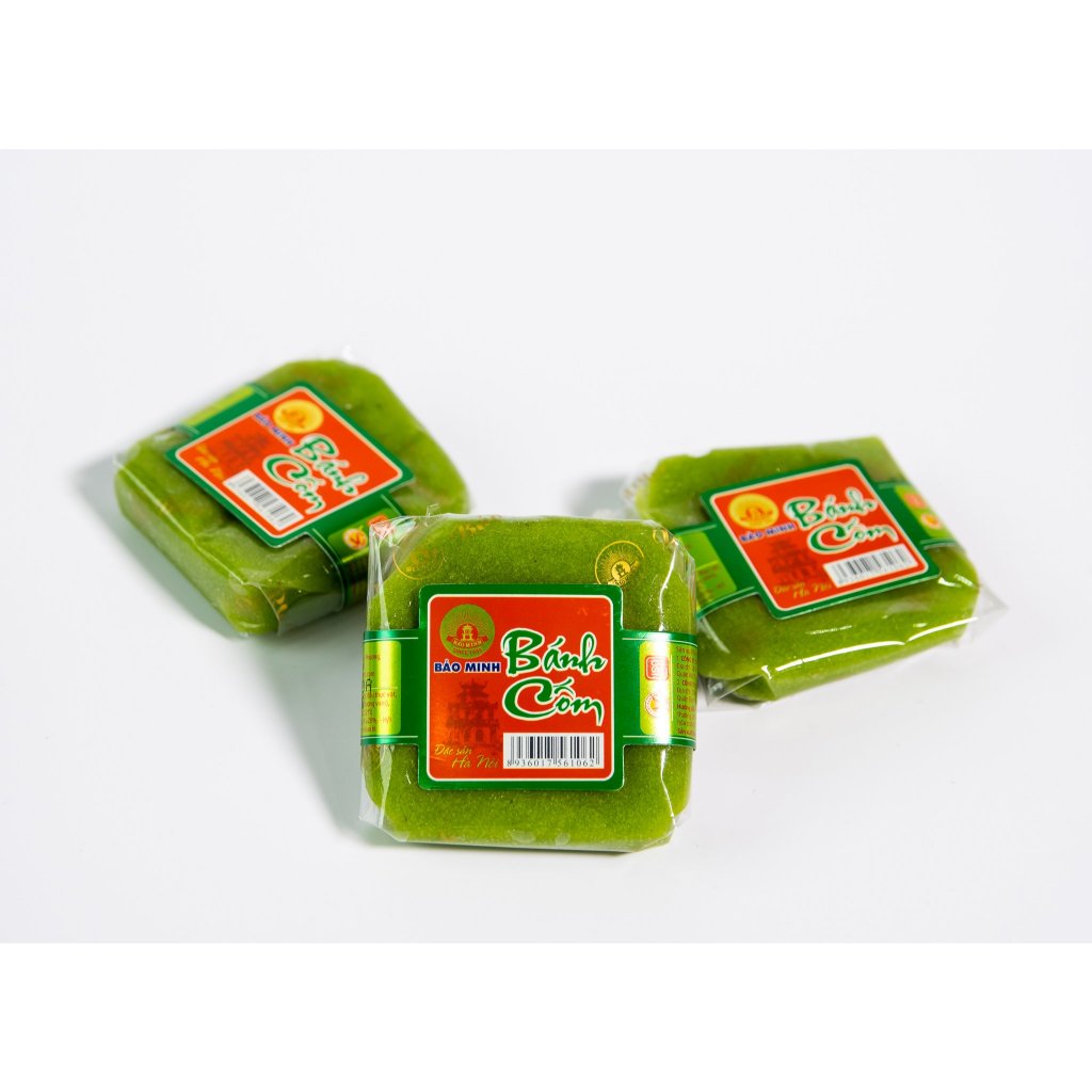 Combo 10 bánh cốm đậu xanh Bảo Minh thơm ngon đặc biệt 75g