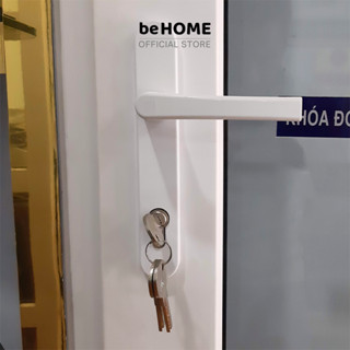 (Tay tròn) Bộ Khoá Đơn Điểm màu TRẮNG Cửa Nhựa Lõi Thép UPVC