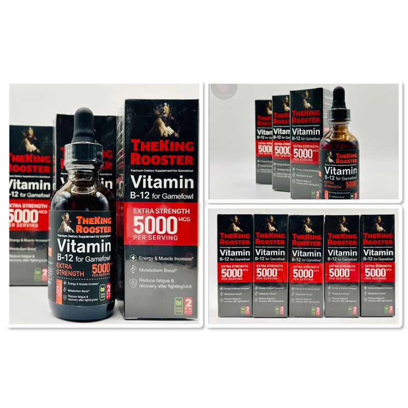 [Chính Hangx]. 𝐕𝐈𝐓𝐀𝐌𝐈𝐍 𝐁𝟏𝟐 𝟓𝟎𝟎𝟎 THEKING ROOSTER - Chai 60ml.