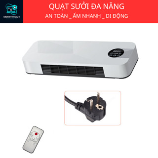 Máy sưởi gốm PTC làm nóng phòng tắm phòng ngủ treo tường tiện dụng sấy khô quần áo