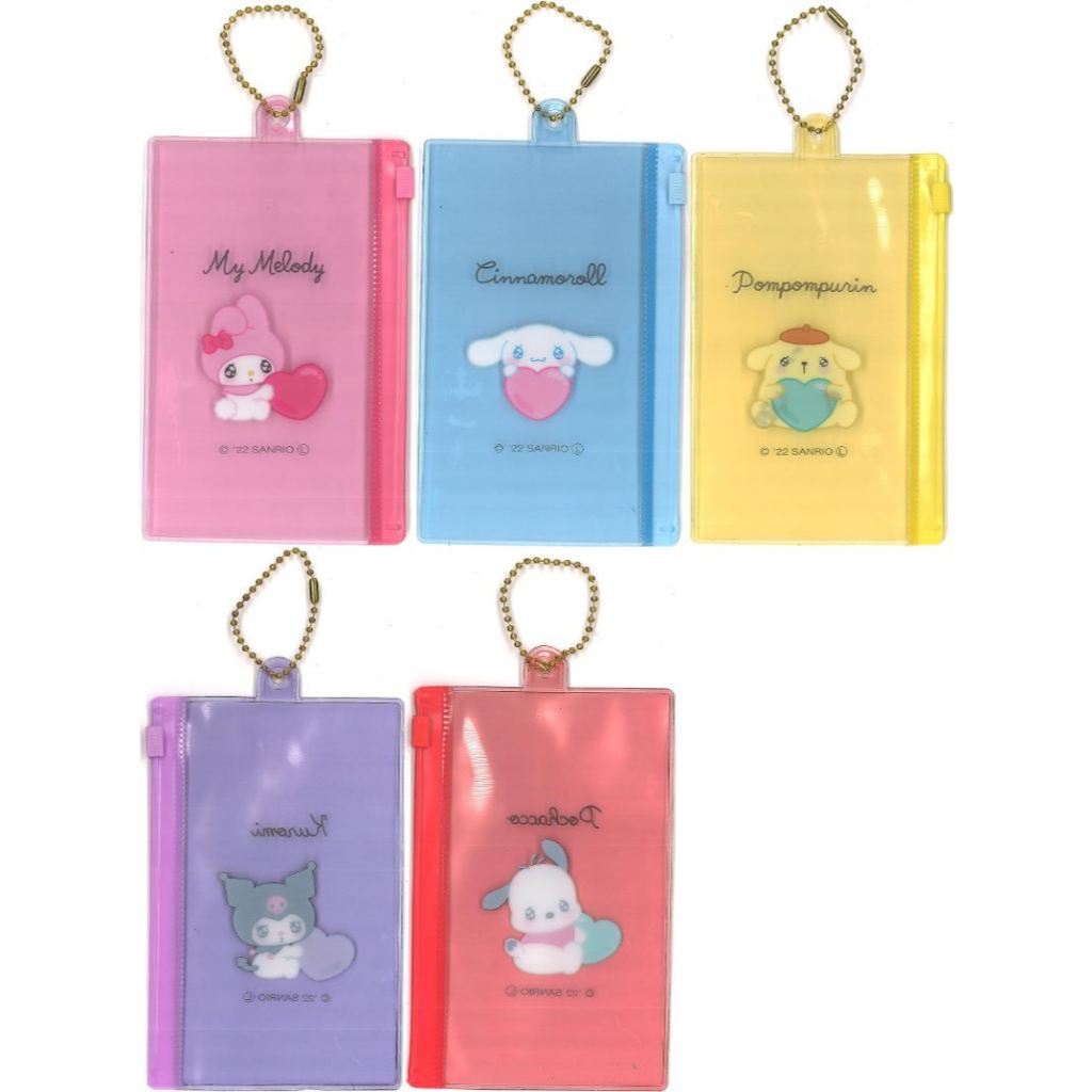 【Direct from Japan】Sanrio Fastener Case Holder for ID Badges, Office ID, Card Holder, Key chain, Bag