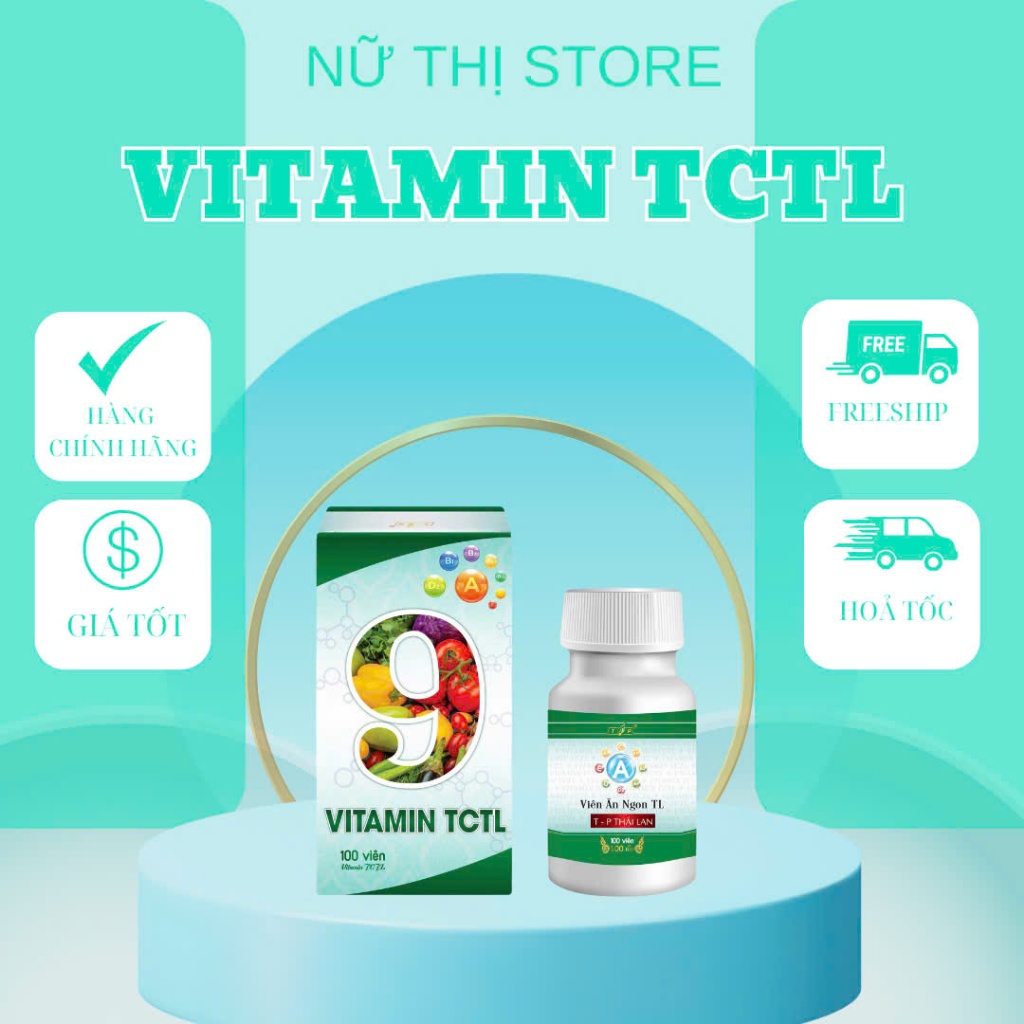 [ CHÍNH HÃNG ] Viên ăn ngon tăng cân TL liệu trình 30 ngày (hộp 100 viên)