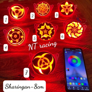Mặt Led xoay Sharingan gắn đèn hậu, độ lé đèn bi cầu, gắn Demi các dòng xe