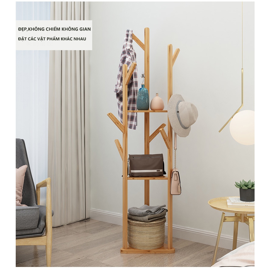 SUNNY BIERE Cây Treo Tre Quần Áo Bằng Treo Áo Dung Tích Lớn Tiết Kiệm Không Gian | BigBuy360 - bigbuy360.vn