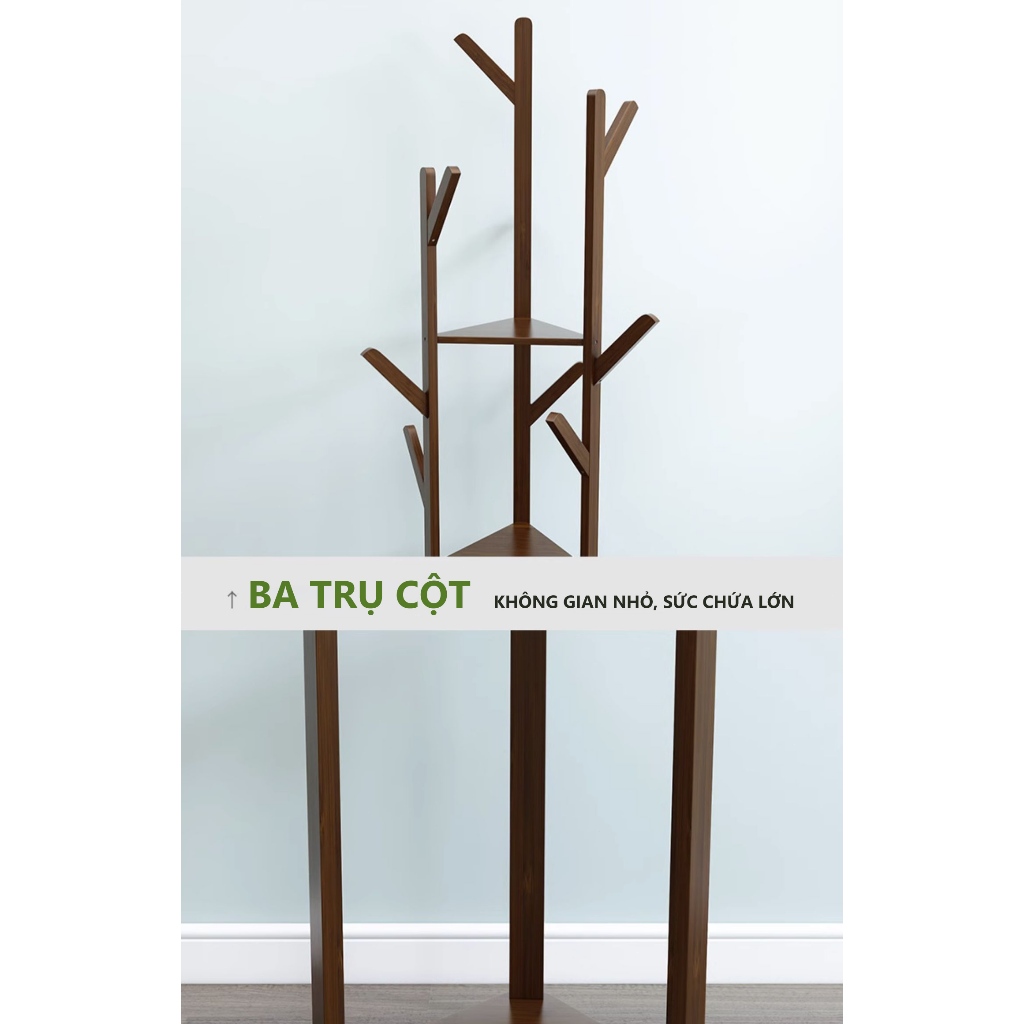 SUNNY BIERE Cây Treo Tre Quần Áo Bằng Treo Áo Dung Tích Lớn Tiết Kiệm Không Gian | BigBuy360 - bigbuy360.vn