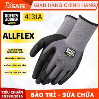 Găng tay bảo hộ lao động đa năng Safety Jogger Allflex thoáng khí, ôm sát, thao tác linh hoạt