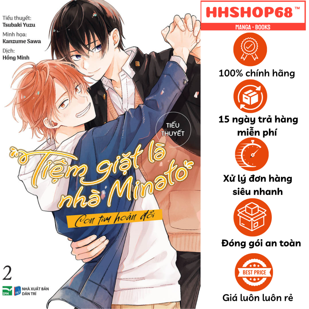 Sách - Tiệm giặt là Minato 1 2 3 4 5 6 7 8 9 10 - IPM Việt Nam