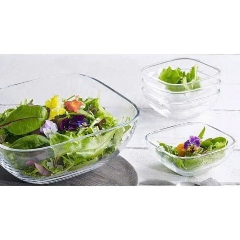 Set bát vuông trong suốt Nachtmann Domino Schalen 100630 SET/5