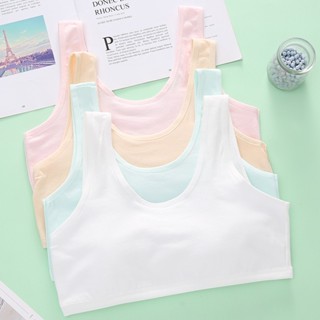 Áo lá học sinh cấp 1 cấp 2 - Áo lót cho bé gái mới lớn cotton 2 lớp phía trước Bellar Bra B--508