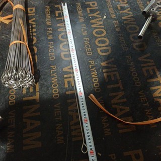 Combo 10 xiên inox phi 4 dài 70 cm