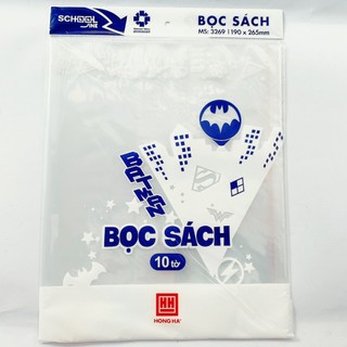 Bọc sách cấp 2, 3 Hồng Hà 3269 (190×265mm)