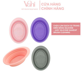  Chậu Làm Sạch Cọ Trang Điểm Jary Slicone Makeup Brush Cleaning Chậu Giặt Cọ 