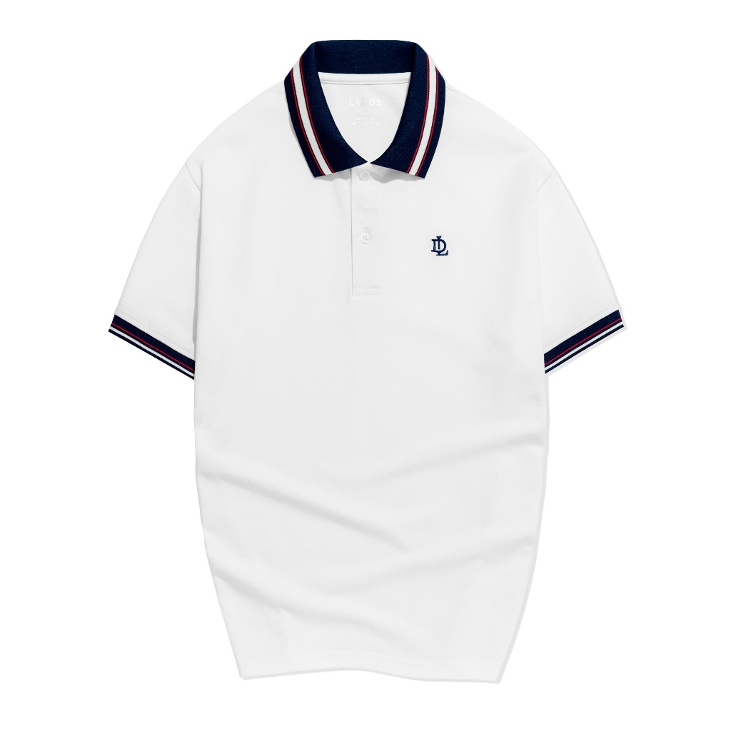 Áo thun polo ngắn tay thun cá sấu nam LADOS-9190 cổ phối bo chun form basic sang trọng thanh lịch | BigBuy360 - bigbuy360.vn