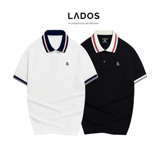 Áo thun polo ngắn tay thun cá sấu nam LADOS-9190 cổ phối bo chun form basic sang trọng thanh lịch