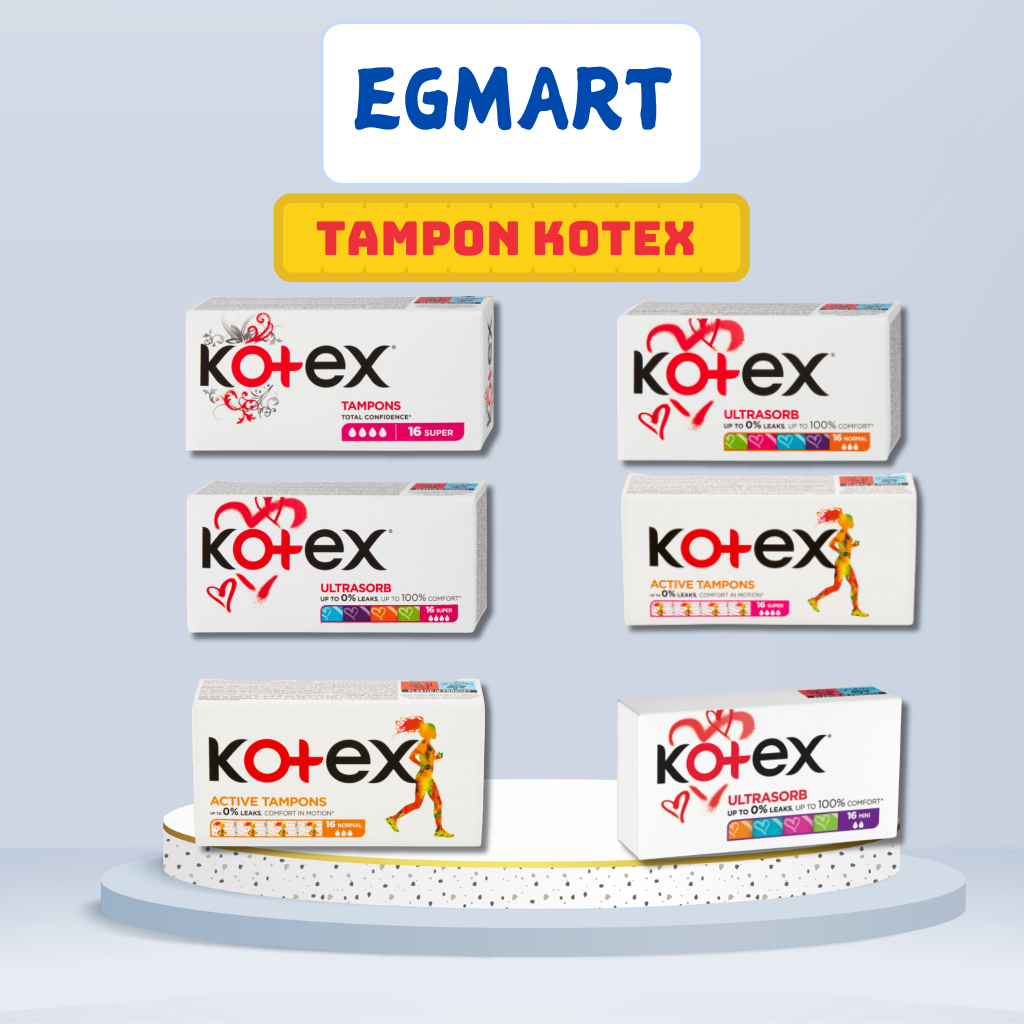 Băng Vệ Sinh Tampon Kotex Nhập Khẩu Châu Âu