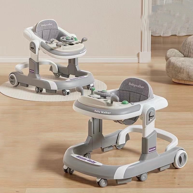 Xe tập đi chữ U , xe đẩy tập đi đa năng 3in1 Happy Baby chống lật ,điều chỉnh độ cao  kèm bảng nhạc dành cho bé_61