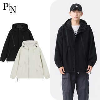 Áo Khoác Gió Nam Nữ 2 Lớp Chống Nước Cản Gió Vải Dù Dài Tay Nhiều Khóa PN STORE  AKG02
