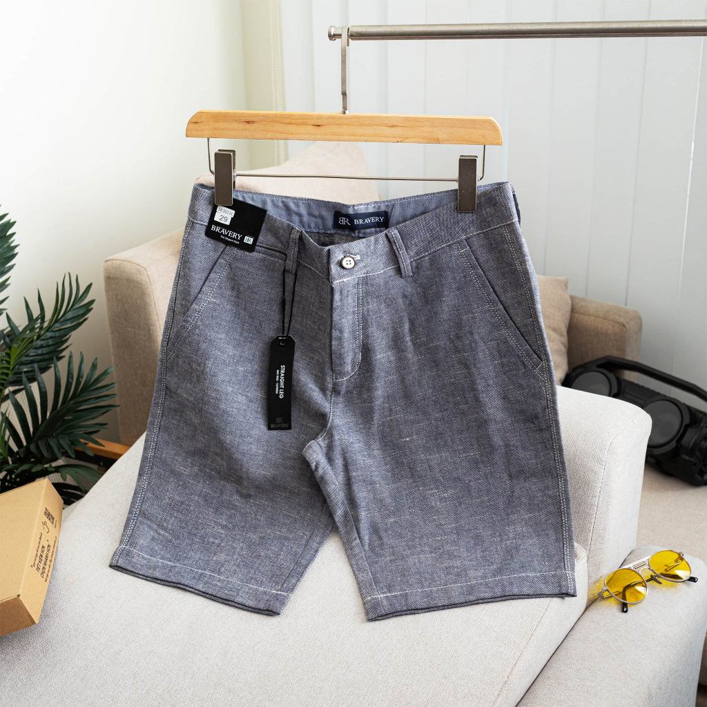 Quần short nam BR đồng giá, form regular fit - Bravery